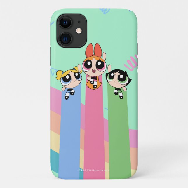 Powerpuff Girls Fly High Case-Mate iPhone Hülle (Rückseite)
