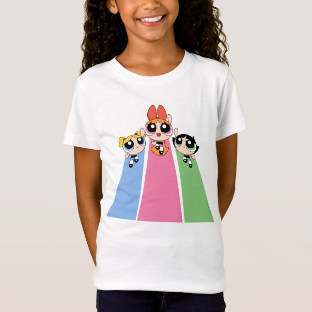 Powerpuff Girls Fly High T-Shirt (Vorderseite)