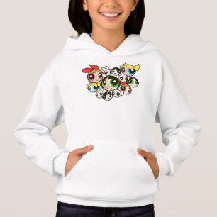 Powerpuff Girls-Gesichtspatch Hoodie