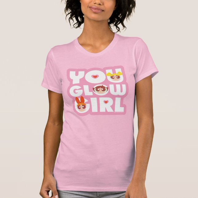 Powerpuff Girls: Glow Girl T-Shirt (Vorderseite)