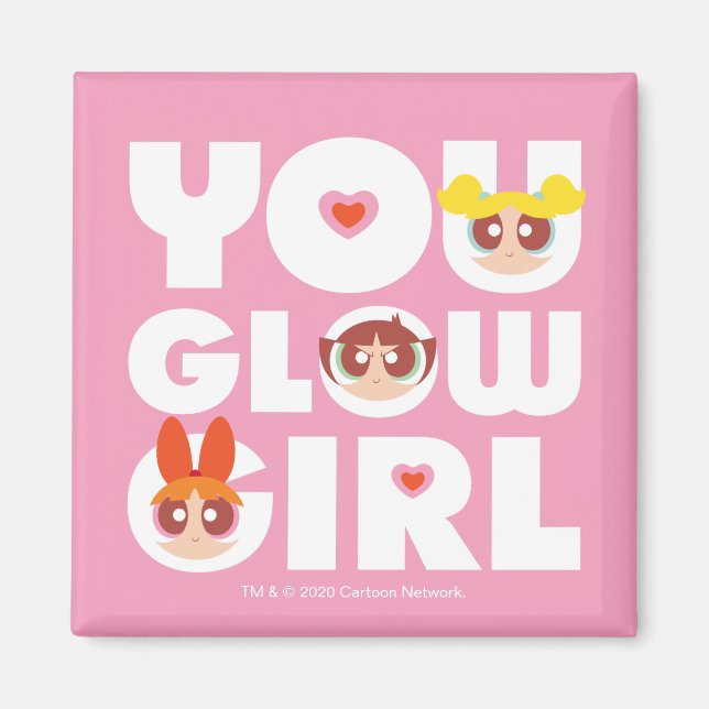 Powerpuff Girls: Ihr Glow Girl Magnet (Vorne)