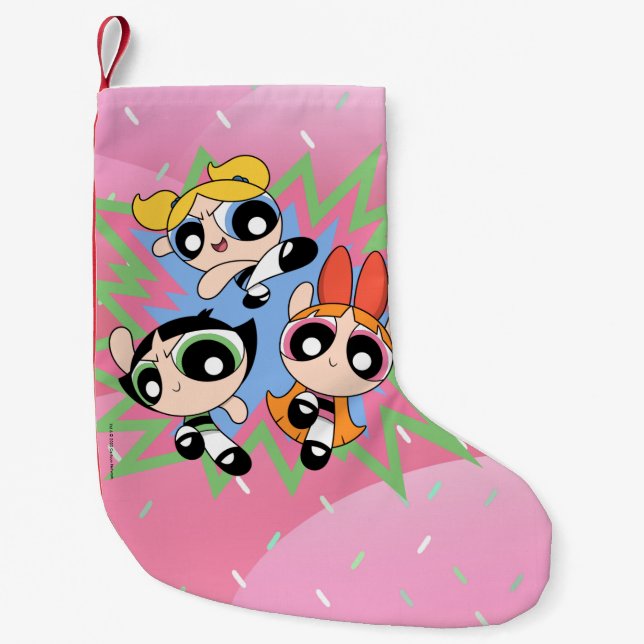 Powerpuff Girls Powfactor Kleiner Weihnachtsstrumpf (Vorderseite)