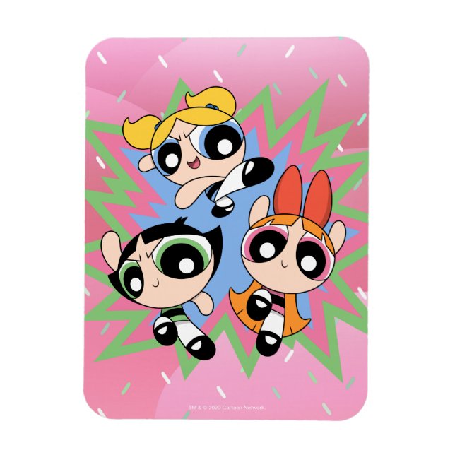 Powerpuff Girls Powfactor Magnet (Vertikal)