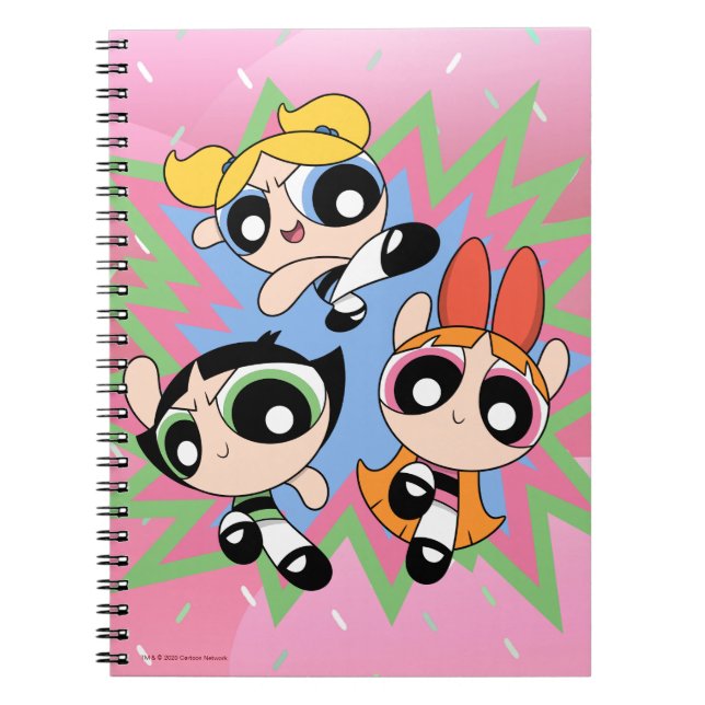 Powerpuff Girls Powfactor Notizblock (Vorderseite)