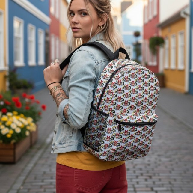 powerpuff girls Printed Backpack Bedruckter Rucksack (Von Creator hochgeladen)