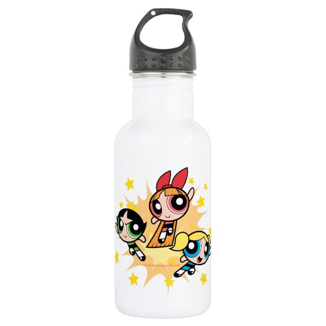Powerpuff Girls Rett Edelstahlflasche (Vorderseite)