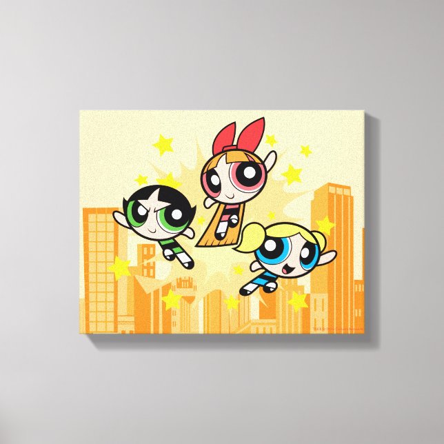 Powerpuff Girls Rett Leinwanddruck (Vorderseite)