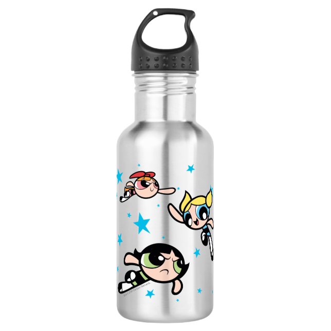 Powerpuff Girls Star Pattern Edelstahlflasche (Vorderseite)