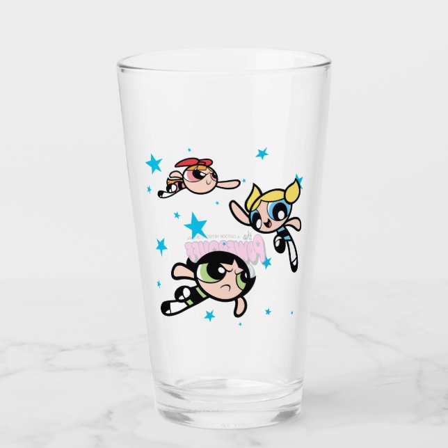 Powerpuff Girls Star Pattern Glas (Vorderseite)