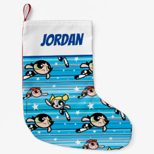 Powerpuff Girls Star Pattern Kleiner Weihnachtsstrumpf
