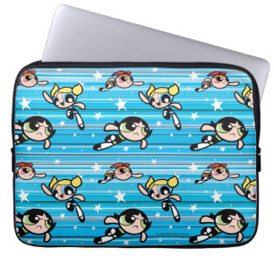 Powerpuff Girls Star Pattern Laptopschutzhülle