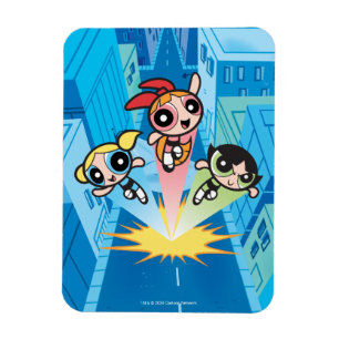 Powerpuff Girls starten in die Luft Magnet