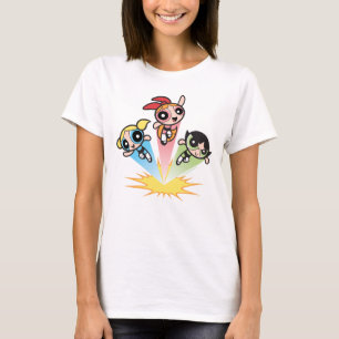 Powerpuff Girls starten in die Luft T-Shirt