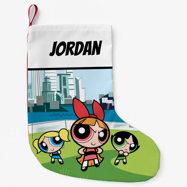 Powerpuff Girls Super Fierce Kleiner Weihnachtsstrumpf (Vorderseite)