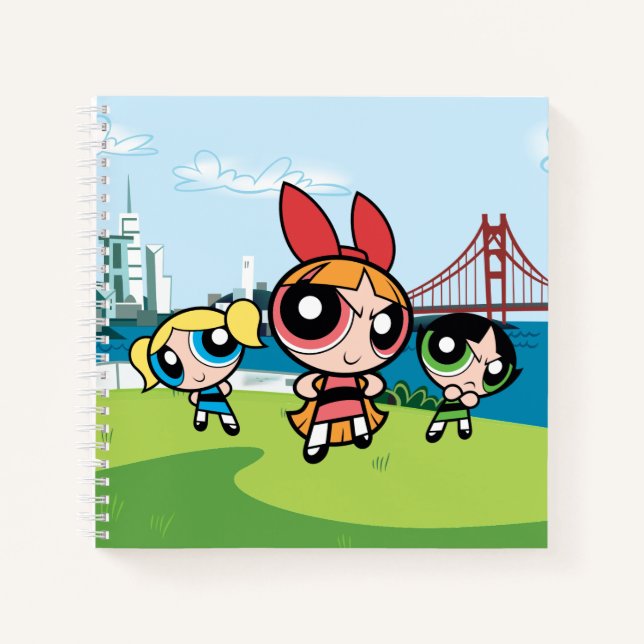 Powerpuff Girls Super Fierce Notizbuch (Vorderseite)