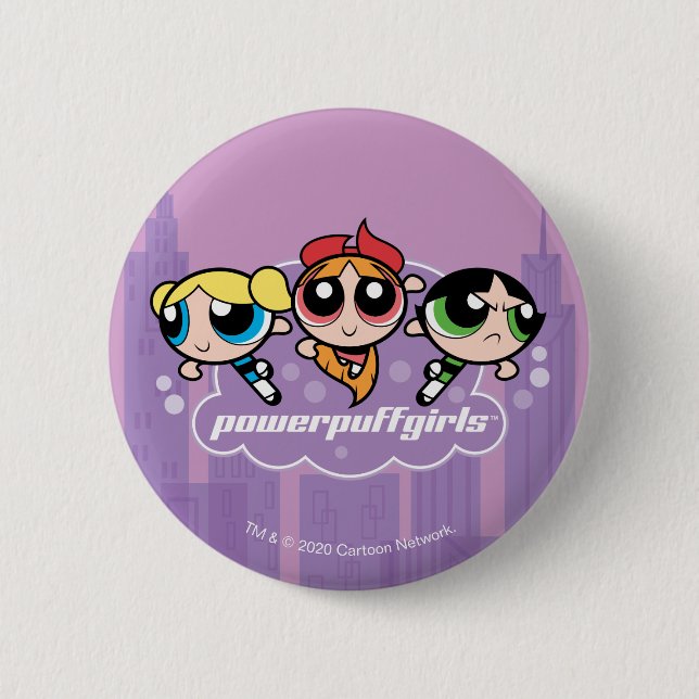 Powerpuff Girls Team Logo Button (Vorderseite)