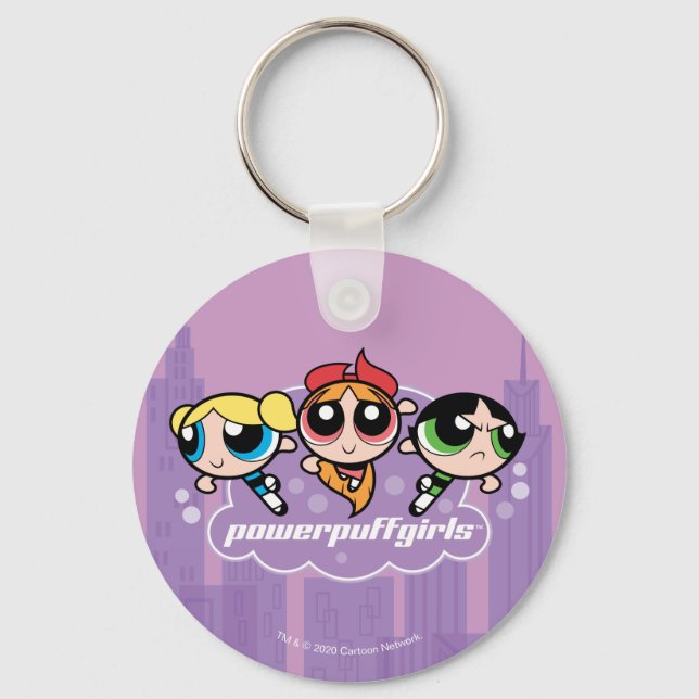 Powerpuff Girls Team Logo Schlüsselanhänger (Vorderseite)