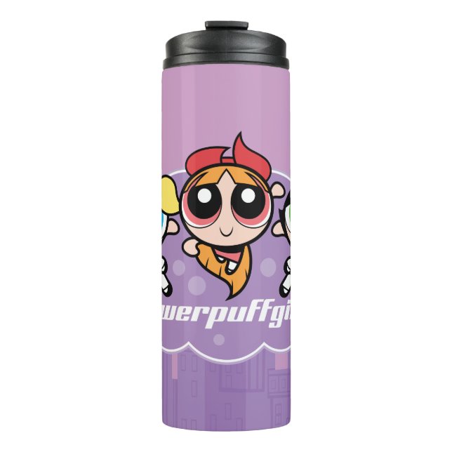 Powerpuff Girls Team Logo Thermosbecher (Vorderseite)
