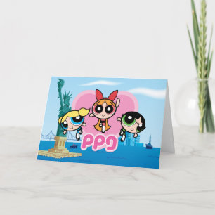 Powerpuff Girls Team Phantastisch Karte