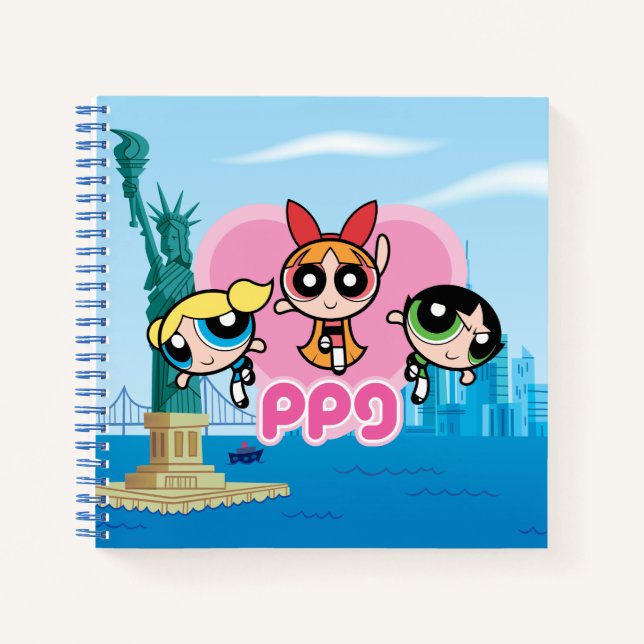 Powerpuff Girls Team Phantastisch Notizbuch (Vorderseite)