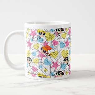 Powerpuff Girls Townsville Pattern Jumbo-Tasse