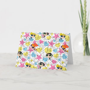 Powerpuff Girls Townsville Pattern Karte