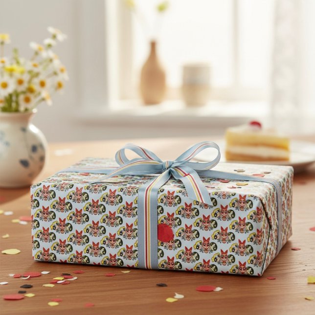 powerpuff girls Wrapping Paper Geschenkpapier (Von Creator hochgeladen)