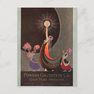 Powers Coloritype Co. Art on Cards Postkarte