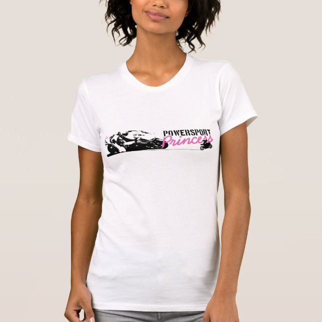 Powersport Prinzessin Wheelie Girl USGP moto T - T-Shirt (Vorderseite)