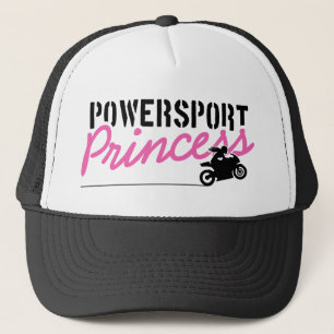 Powersport Prinzessin Womens Motorcycle Hat Truckerkappe