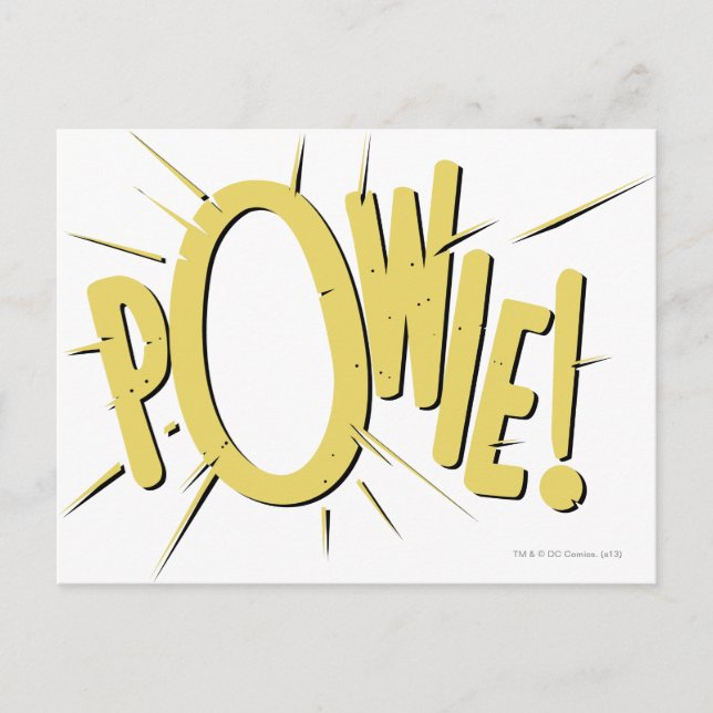 POWIE! POSTKARTE (Vorderseite)