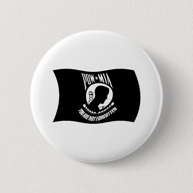 POW's & MIA's Flaggen-Button Button (Vorderseite)