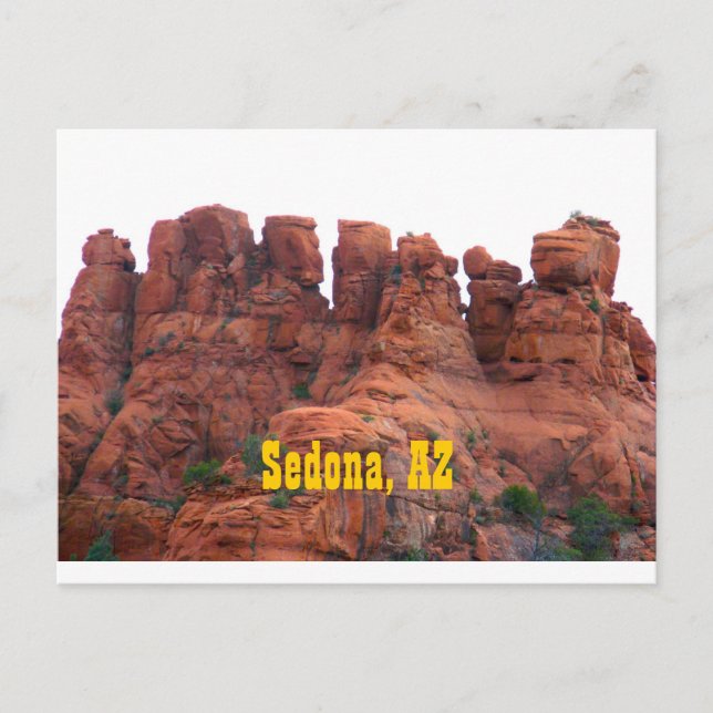 Powwow Rock, Sedona Postkarte (Vorderseite)
