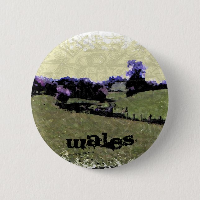 Powys Doodle Button (Vorderseite)
