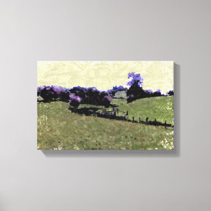 Powys Doodle Leinwanddruck