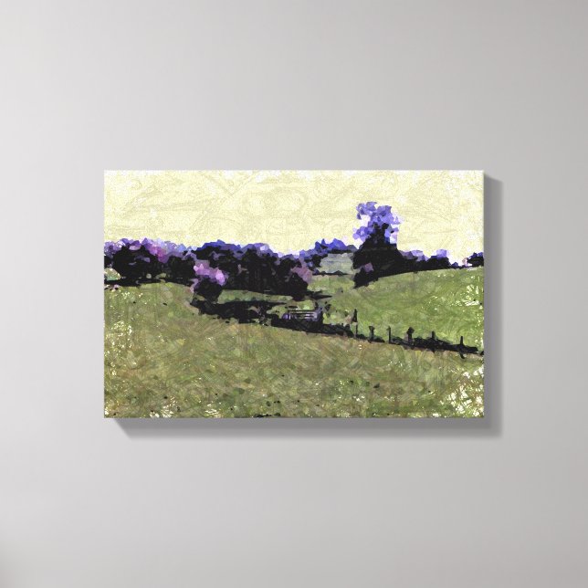 Powys Doodle Leinwanddruck (Vorderseite)