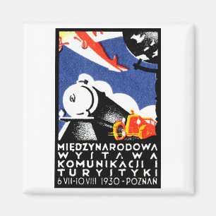 Poznan Expo Poster 1930 Magnet