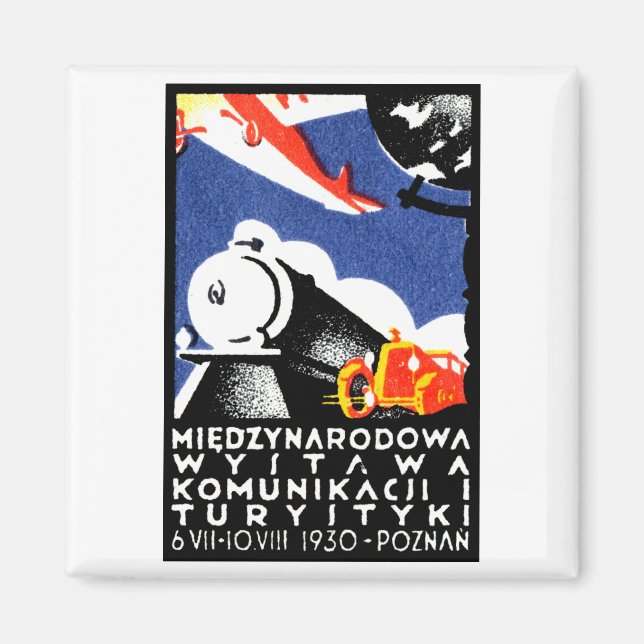 Poznan Expo Poster 1930 Magnet (Vorne)
