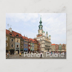 Poznań, Polnischer Platz Postkarte