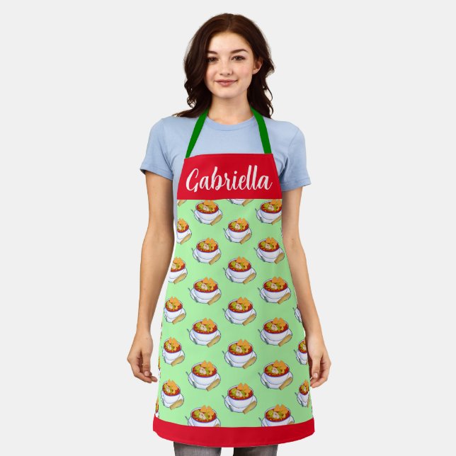 Pozole Rojo De Pollo Schürze (Getragen)