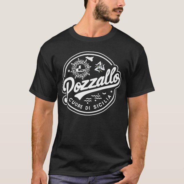 Pozzallo Cuore di Sicilia Sicilian T-Shirt (Vorderseite)