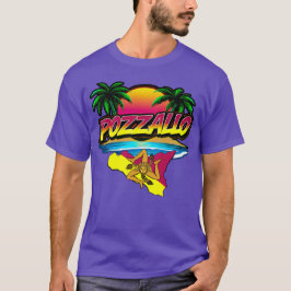 Pozzallo Sicilia Sonnenuntergang mit Palms T - Shi T-Shirt