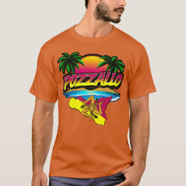 Pozzallo Sicilia Sonnenuntergang mit Palms T - Shi T-Shirt