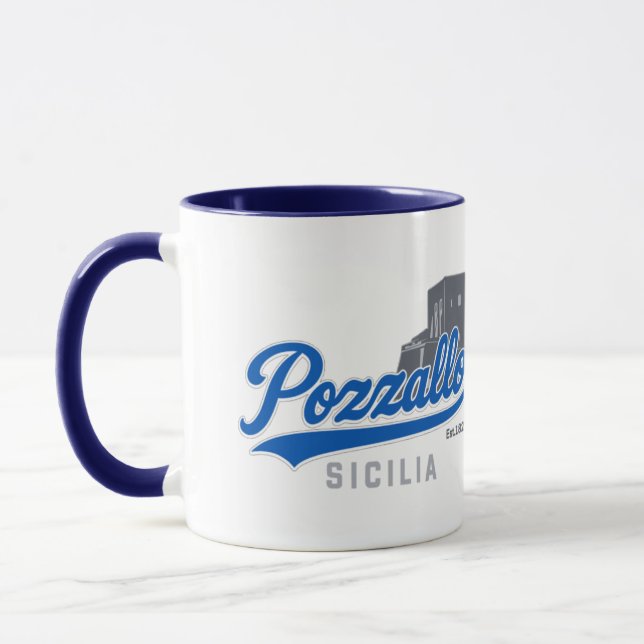 Pozzallo Sicilia Torre Cabrera Mug  Tasse (Links)