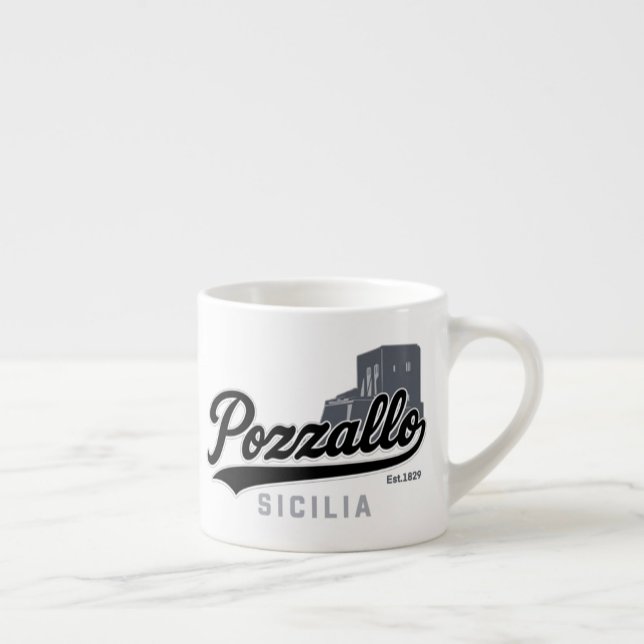 Pozzallo Sizilien Torre Cabrera  Espressotasse (Pozzallo Sicilia Torre Cabrera Espresso Cup )