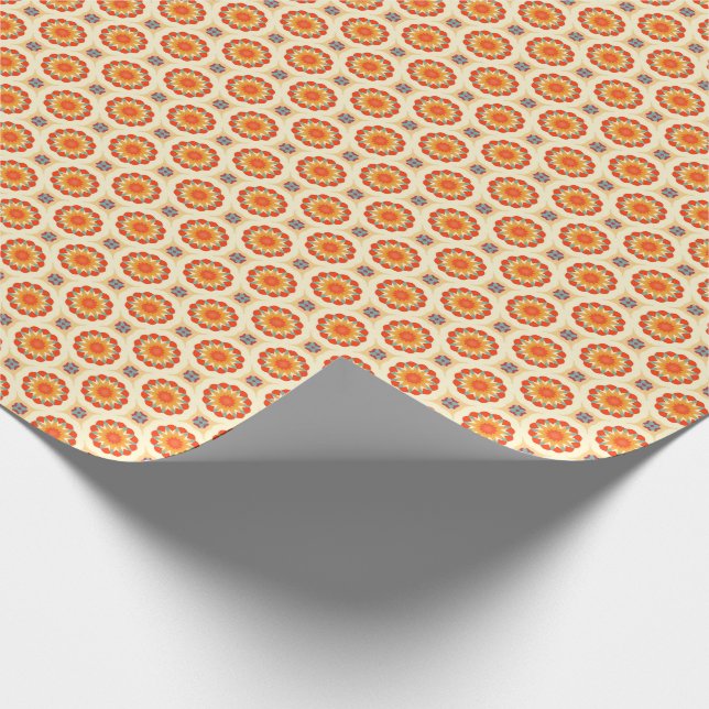 PP 575 Blume 2 von 3 Geschenkpapier (Ecke)