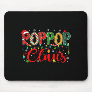 Pp Claus Weihnachtslichter Schlafanzug Familie pas Mousepad
