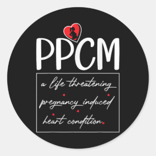 PPC-Bewusstsein Kaylas Corner PPC Sensibilisierung Runder Aufkleber
