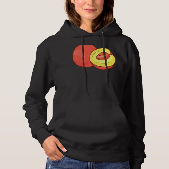 Ppeach Essen Vegan Vegetarisch Hoodie (Vorderseite)
