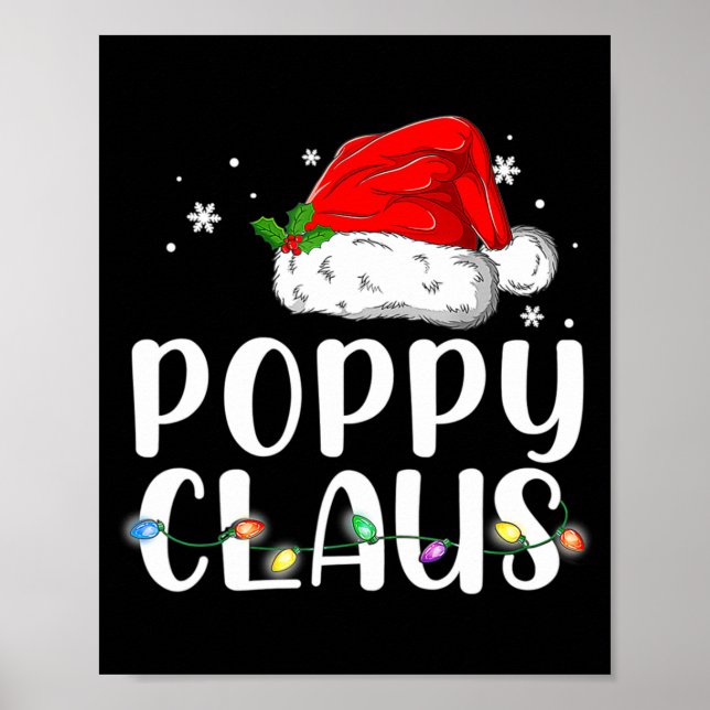 Ppy Claus Santa Christmas Matching Family  Poster (Vorne)